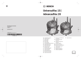 Bosch UniversalVac 15 Používateľská príručka
