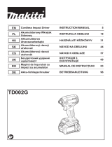 Makita TD002G Používateľská príručka