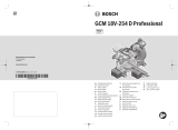 Bosch GCM 18V-254 D Používateľská príručka