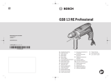 Bosch GSB 13 RE Používateľská príručka