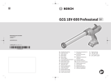 Bosch GCG 18V-600 Používateľská príručka