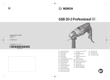 Bosch GSB 20-2 Používateľská príručka