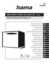 Hama 50X50cm Mini Photo Studio LED Používateľská príručka