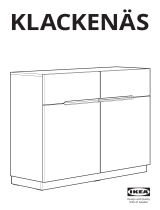 IKEA KLACKENAS Používateľská príručka
