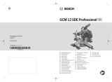 Bosch GCM 12 SDE Používateľská príručka