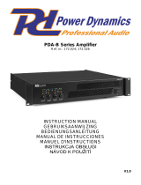 Power Dynamics PDA-B Series Používateľská príručka