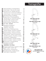 Hansgrohe Talis M54 210 2jet 72800XXX Single Lever Kitchen Mixer Používateľská príručka