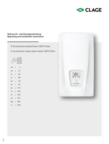 clage DEX 12 Next E-convenience Instant Water Heater Používateľská príručka
