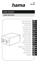 Hama 00083180 Používateľská príručka