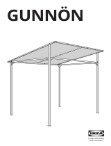 IKEA GUNNÖN Gazebo Používateľská príručka