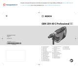 Bosch GBH 18V-40 C Používateľská príručka