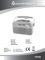 Soundmaster TR480 Používateľská príručka