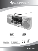 Soundmaster SCD1980 Používateľská príručka