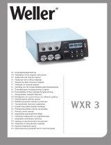 Weller WXR 3 Používateľská príručka