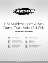 Carson 2.4 GHz Dump Truck Volvo Používateľská príručka