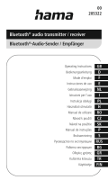 Hama 00205322 Používateľská príručka
