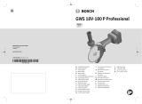 Bosch GWS 18V-180 P Používateľská príručka