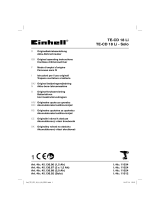 EINHELL TE-CD 18 Li Cordless drill screwdriver Návod na používanie