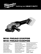 Milwaukee M18 FHSAG125XPDB Návod na používanie