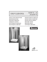 RAVAK SRV2-S Supernova shower enclosure Návod na používanie