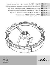 eta Disc Cutting Attachment Cubes Návod na používanie