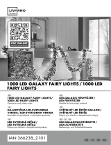 LIVARNO 1000 LED Galaxy Fairly Lights 1000 LED Fairy Lights Návod na používanie