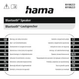 Hama 00188222, 00188223 Bluetooth Speaker Návod na používanie