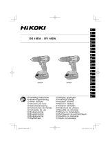 Hikoki DS 18DA 18V Cordless Driver Drill Návod na používanie