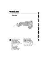 Hikoki CR 36DA Multi-Volt Reciprocating Saw Návod na používanie