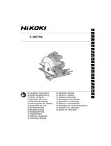 Hikoki C 3607DA Cordless Circular Saw Návod na používanie