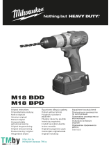 Milwaukee M18 BDD Návod na používanie