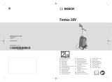 Bosch 18v Fontus Cordless pressure cleaner Používateľská príručka