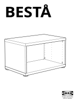 IKEA BESTÅ 394.416.15 Wall Mounted Cabinet Combination Návod na používanie