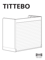 IKEA TITTEBO Návod na používanie