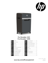 HP Pro Shredder 24CC Professional Powerful and Quiet Návod na používanie