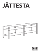 IKEA JÄTTESTA TV Bench 160x40x49 Black AP Návod na používanie