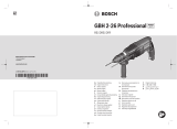 Bosch GBH 2-26 RE Návod na používanie