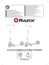 Razor A5 LUX and Carbon LUX Sport Scooters Návod na obsluhu