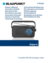 Blaupunkt PR9BK-IM Portable FM AM analogue radio Návod na obsluhu