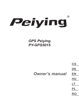 Peiying PY-GPS5015 Návod na obsluhu