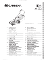 Gardena PowerMax 37/36V P4A Battery Lawnmower Návod na obsluhu