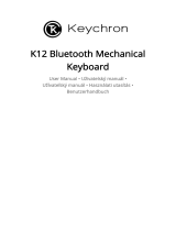 Keychron K12 Bluetooth Mechanical Keyboard Užívateľská príručka
