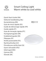 woox R5111 Smart Ceiling Light Warm white to cool white Užívateľská príručka