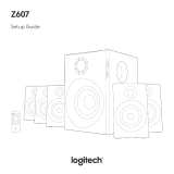Logitech Z607 Užívateľská príručka