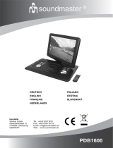 Soundmaster PDB1600 Užívateľská príručka