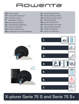 Rowenta X-plorer Serie 75 S and Serie 75 S+ Aspirateur Robot Užívateľská príručka