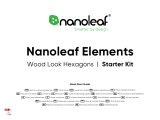 Nanoleaf NL52-K-7002HB-7PK Elements Wood Look Hexagons Užívateľská príručka