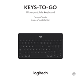 Logitech Keys-To-Go Užívateľská príručka