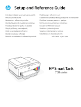 HP Smart Tank 750 Series Užívateľská príručka