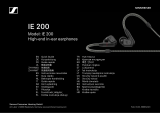 Sennheiser IE 200 High-End In-Ear Earphones Užívateľská príručka